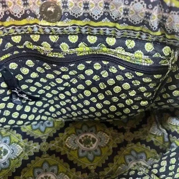 VERA BRADLEY CLOTH TOTE BAG RETIRED PATTERN CAMBRIDGE FALL 2007 SHOULDERBAG - Picture 6 of 9